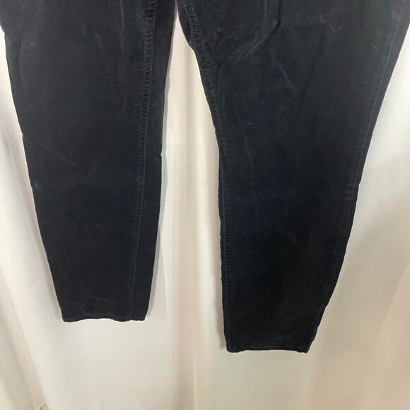 EV1 jeans black pants women's 14 velvet 5 pocket blue jean styling stretchy - Picture 5 of 14